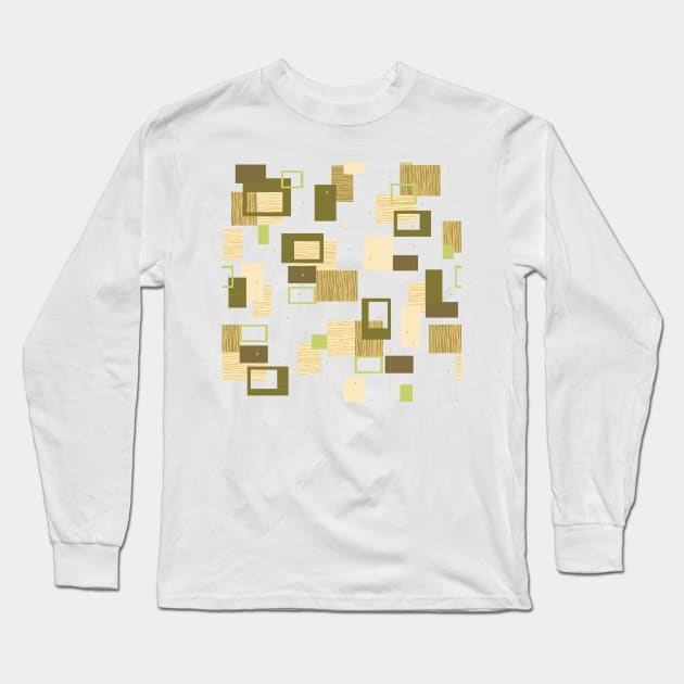 Mid Century Modern 12 Long Sleeve T-Shirt by Makanahele